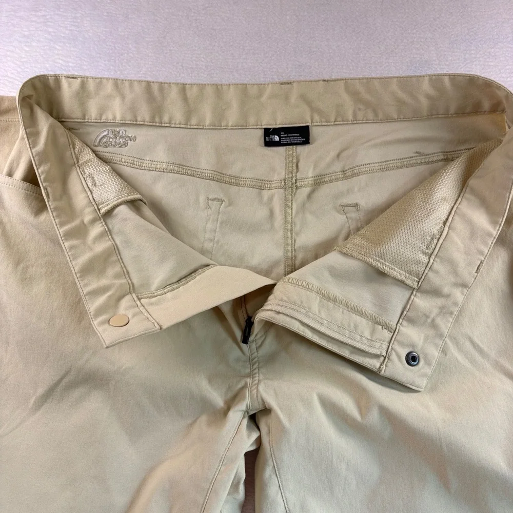The North Face Mens Paramount Pro Hiking Pants Tan Khaki NF0A7UX6 Size 38x29